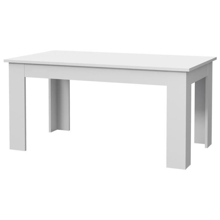 Table a manger PILVI - 6 a 8 personnes - Blanc - Contemporain - L 160