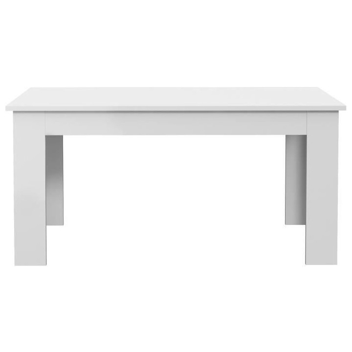 Table a manger PILVI - 6 a 8 personnes - Blanc - Contemporain - L 160