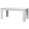 Table a manger PILVI - 8 personnes - Blanc - L 180 x I90 x H 75 cm