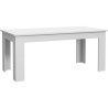 Table a manger PILVI - 8 personnes - Blanc - L 180 x I90 x H 75 cm