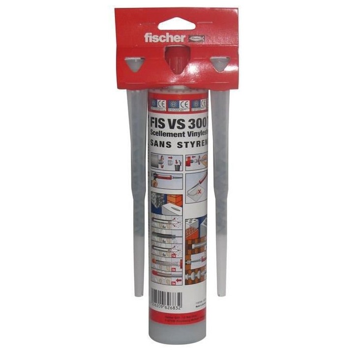 FISCHER - Résine vinylester polyvalente pour des fixations dans le b