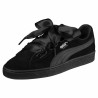 Baskets Casual pour Femme Puma Suede Heart Ep Noir