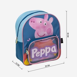 Cartable Peppa Pig Bleu 25 x 30 x 12 cm