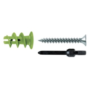 FISCHER - Cheville pour carton-plâtre GK Green avec vis - fabriquée
