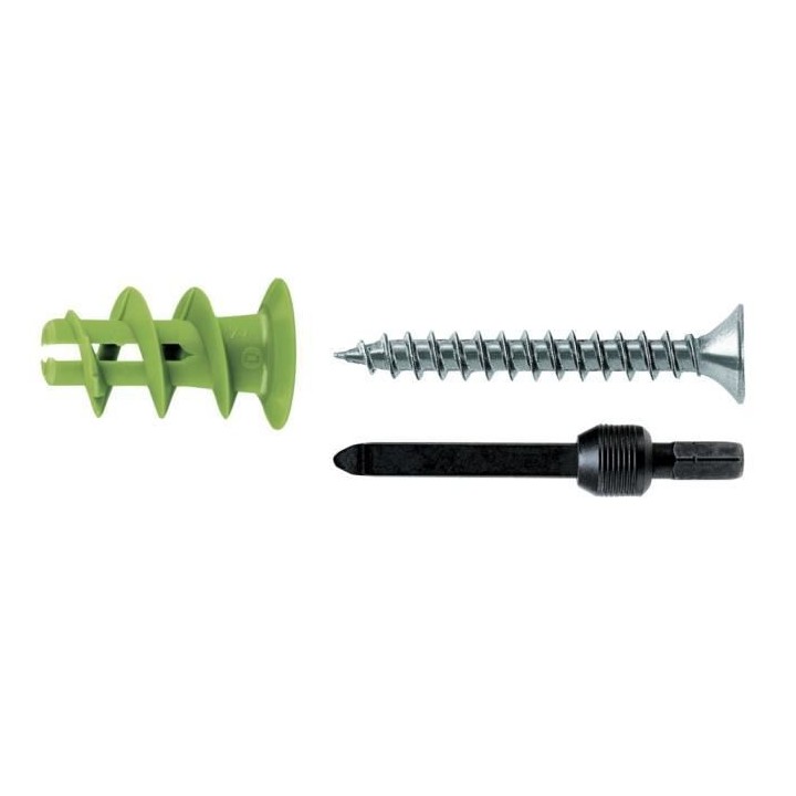 FISCHER - Cheville pour carton-plâtre GK Green avec vis - fabriquée