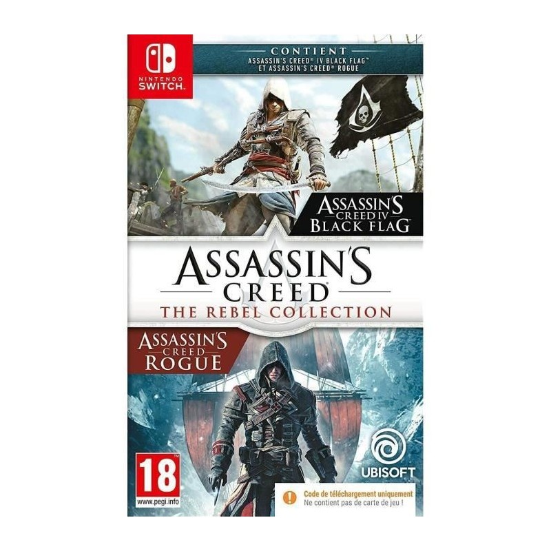 Assassin's Creed - Rebel Collection (Code dans la boite) Jeu Switch