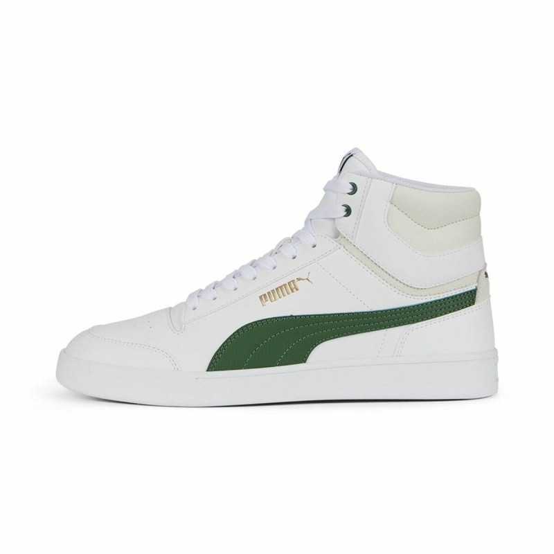 Chaussures casual unisex Puma Shuffle Mid Blanc