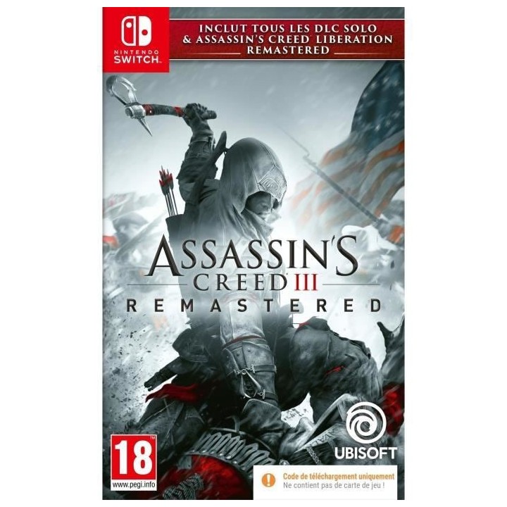 Assassin's Creed 3 + Assassin's Creed Liberation Remaster (Code dans l