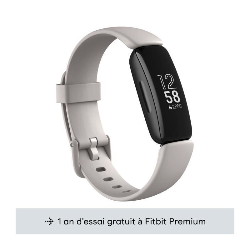 FITBIT Inspire 2 - Bracelet connecté - Autonomie 10 jours - Blanc