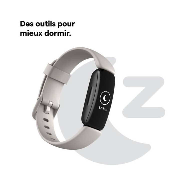 FITBIT Inspire 2 - Bracelet connecté - Autonomie 10 jours - Blanc