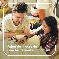 FITBIT Ace 3 - Bracelet connecté enfant - Noir et rouge