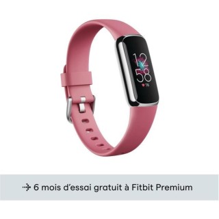 FITBIT Luxe - Bracelet d'activité - Acier inoxydable platine - Ordhid