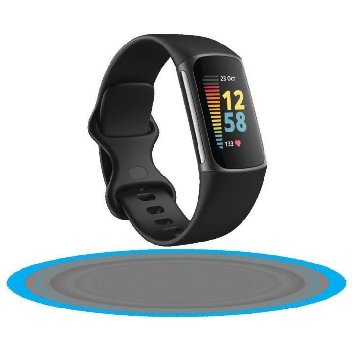 FITBIT Charge 5 - Bracelet d'activité - 6 mois d'abonnement a Premium