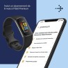 FITBIT Charge 5 - Bracelet d'activité - 6 mois d'abonnement a Premium - Noir