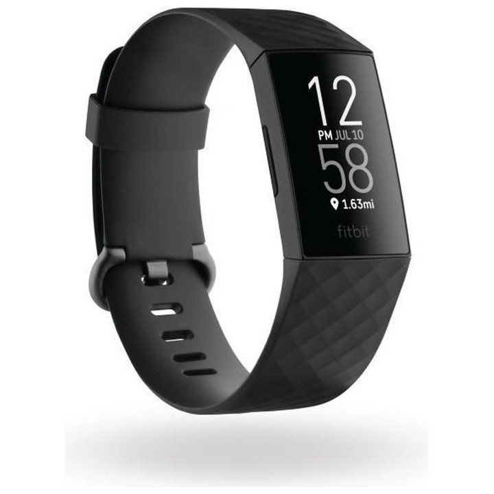 FITBIT Charge 4 - Bracelet connecté (NFC) - Noir