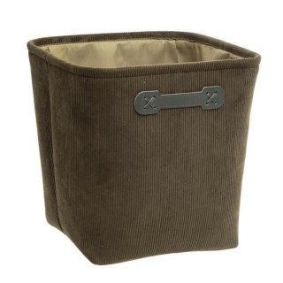 Boîte de rangement 31x31 cm - Velours vert