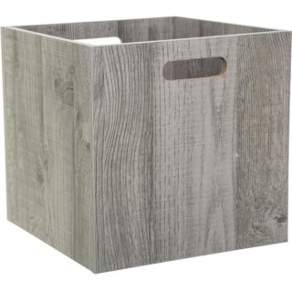Boîte de rangement/tiroir pour meuble 30.5x30.5 cm - Bois gris