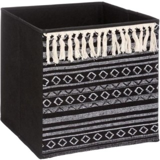 Boîte de rangement/tiroir pour meuble en tissu 31x31 cm - Ethnique po