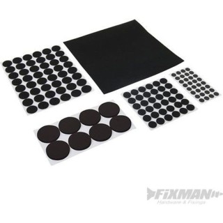 Patins autocollants en feutre, 125 pcs