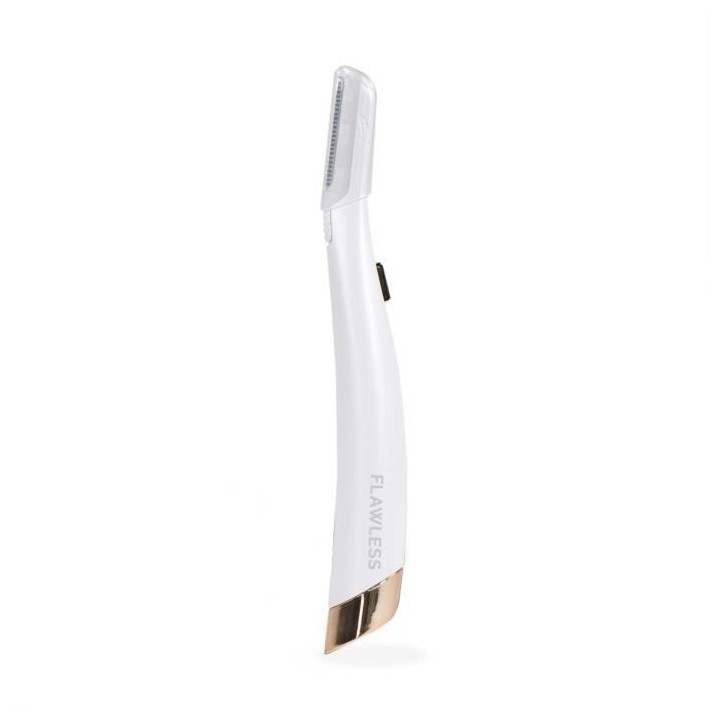 FLAWLESS - Dermaplane Glow - Fonctionnement a pile - 6 tetes de rechan