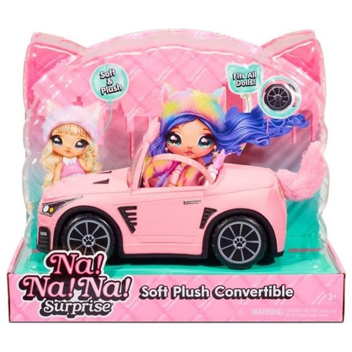 Na! Na! Na! Surprise - Voiture cabriolet en tissu Coffret de jeux 5 an