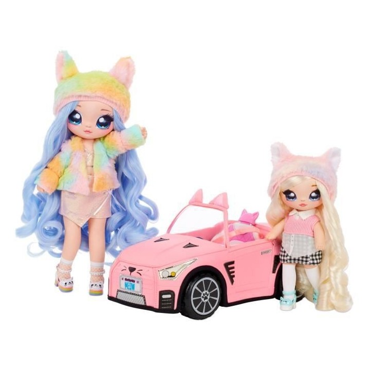 Na! Na! Na! Surprise - Voiture cabriolet en tissu Coffret de jeux 5 an