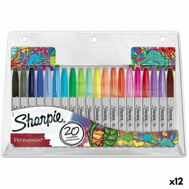 Ensemble de Marqueurs Sharpie 20 Pièces Multicouleur (12 Unités)