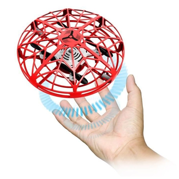 FLYBOTIC UFO - Drone enfant - 12 cm - Des 5 ans - Capteur de mouvement
