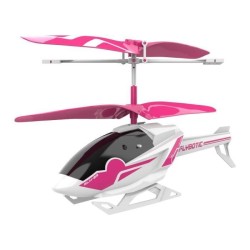 FLYBOTIC AIR PANTHER - Hélicoptere télécommandé rose - Utilisation intérieure - 17cm - Des 10 ans