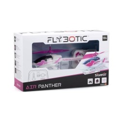 FLYBOTIC AIR PANTHER - Hélicoptere télécommandé rose - Utilisation intérieure - 17cm - Des 10 ans