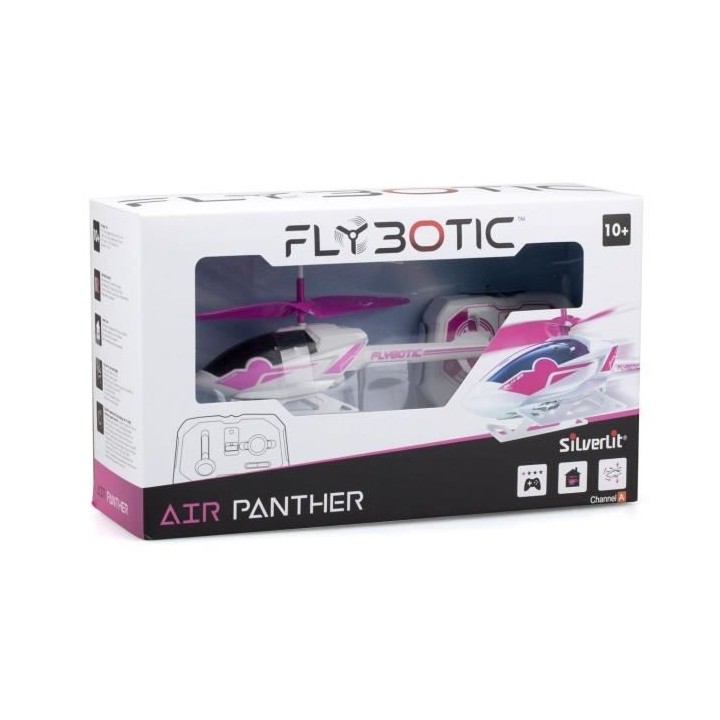 FLYBOTIC AIR PANTHER - Hélicoptere télécommandé rose - Utilisation