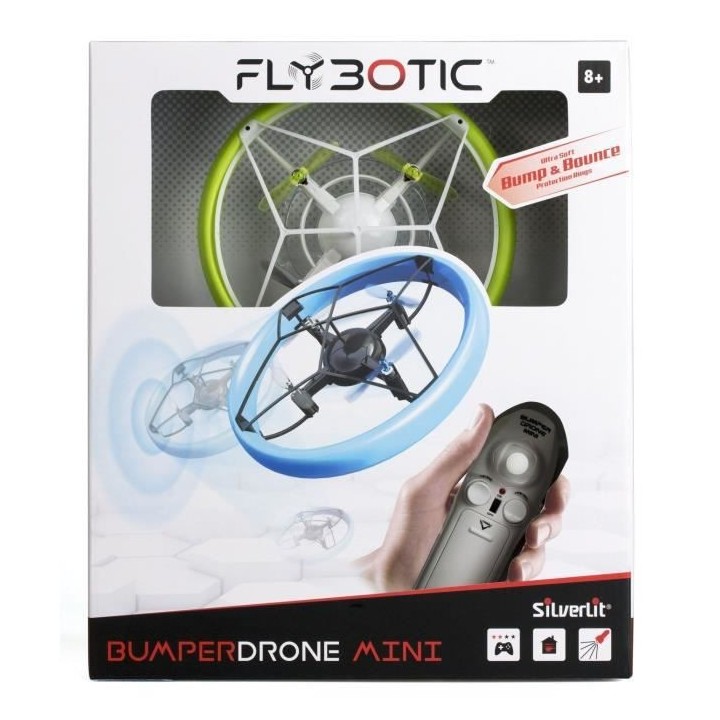 FLYBOTIC MINI BUMPER - Drone enfant - Résiste aux chocs - Des 8 ans -