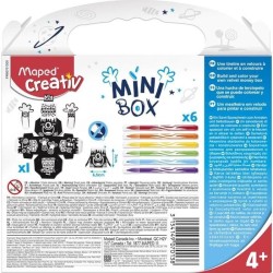 MAPED CREATIV - Mini Box - Coloriage Velours a construire