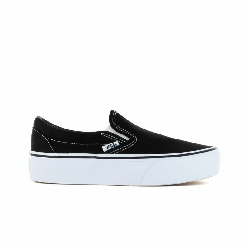 Chaussures de sport pour femme Vans Classic Slip-On Plataform Noir