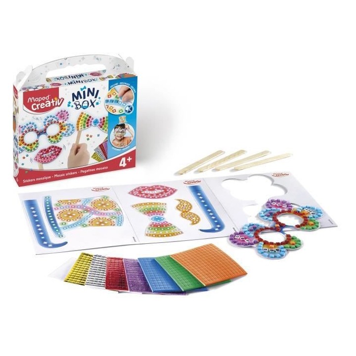 MAPED CREATIV - Mini Box - Stickers Mosaique Photobooth a construire