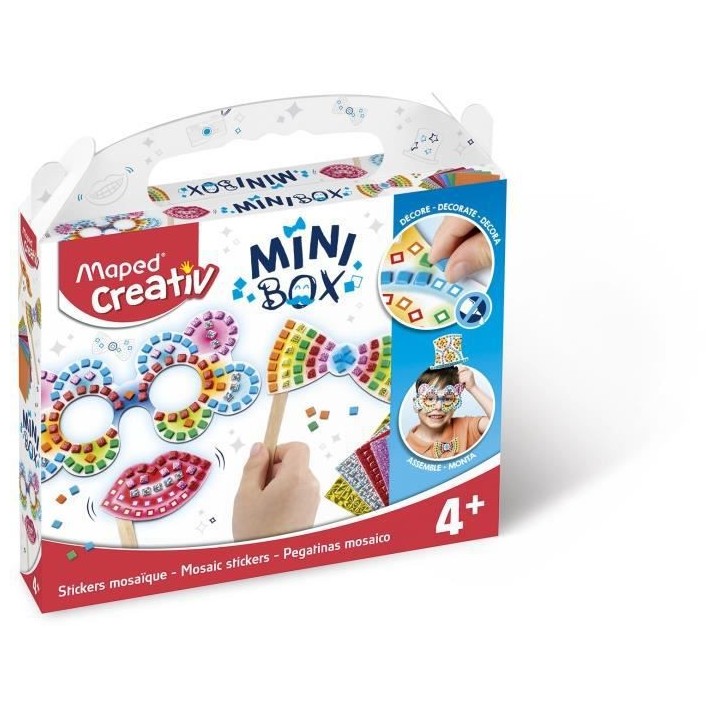 MAPED CREATIV - Mini Box - Stickers Mosaique Photobooth a construire