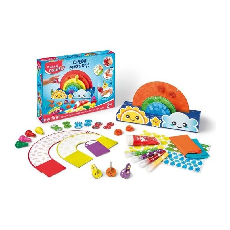 MAPED CREATIV - Mon Premier Arc en Ciel - Un coffret multi-activités spécialement conçu pour les plus petits