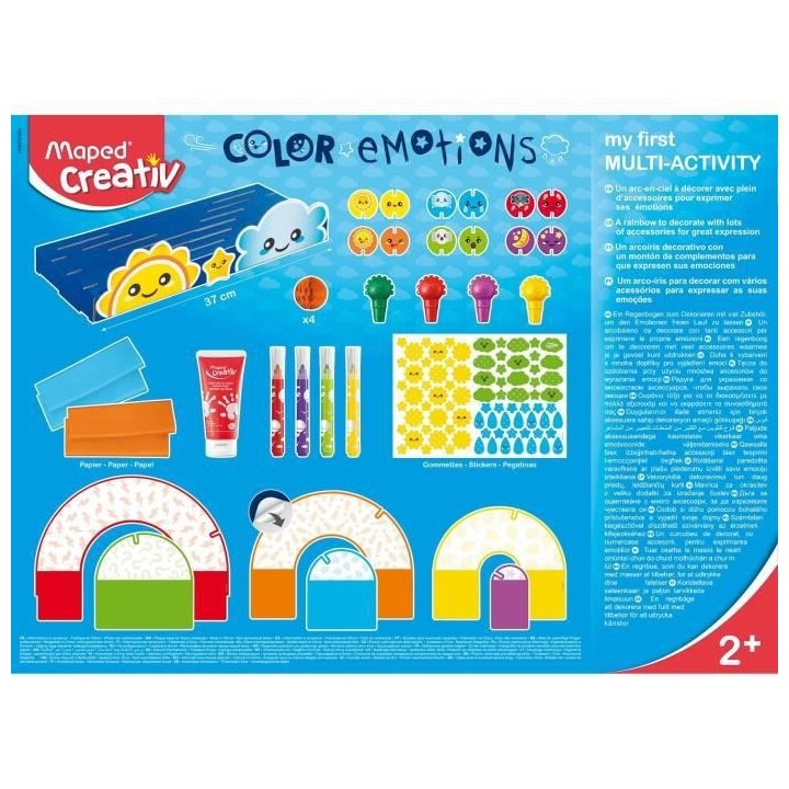 MAPED CREATIV - Mon Premier Arc en Ciel - Un coffret multi-activités