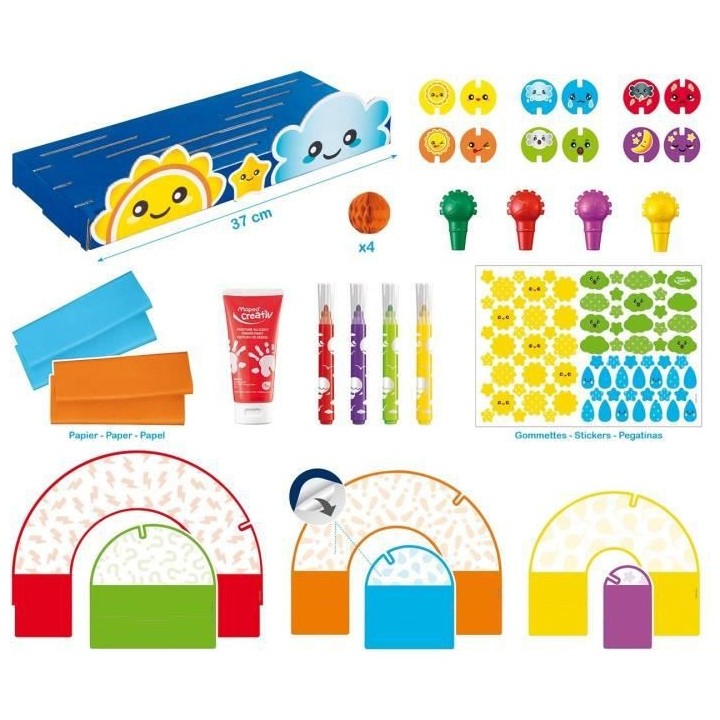 MAPED CREATIV - Mon Premier Arc en Ciel - Un coffret multi-activités