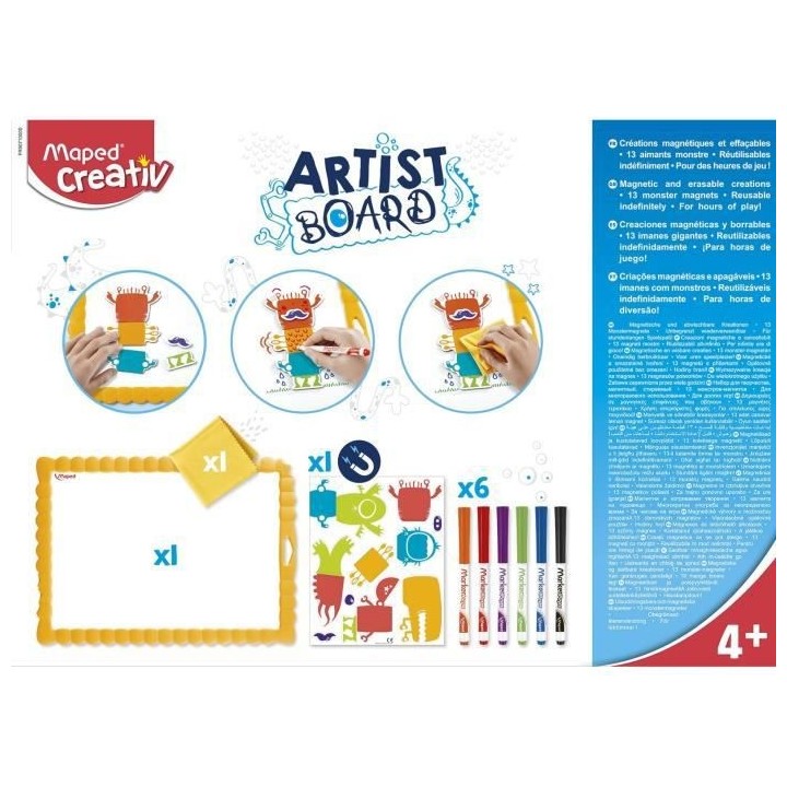 MAPED CREATIV - Artist Board - Ardoise Créations Magnétiques et Effa