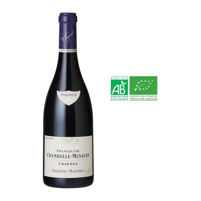 Frédéric Magnien Charmes 2013 Chambolle-Musigny Premier Cru Vieilles Vignes - Vin rouge de Bourgogne - Bio