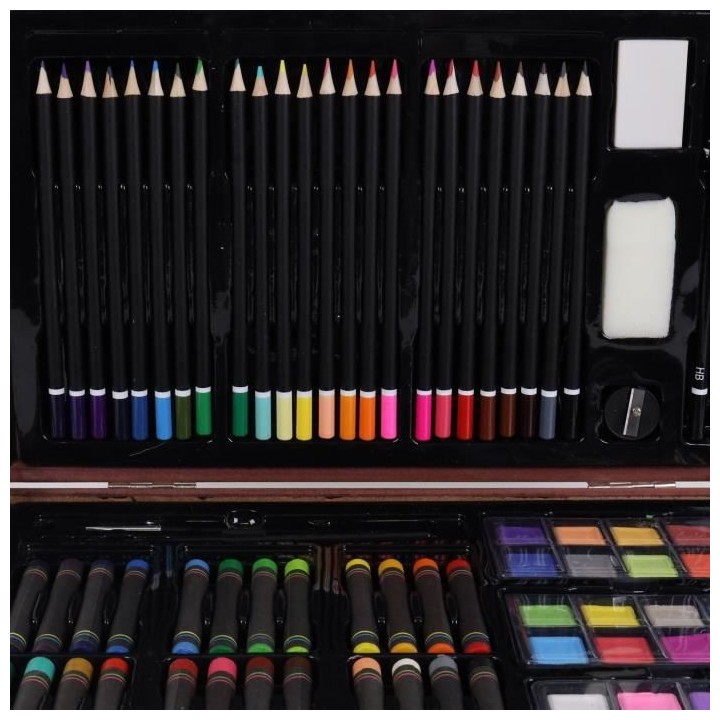 MGM - Main d'artiste - Malette de loisirs créatif a tiroir - 140 piec