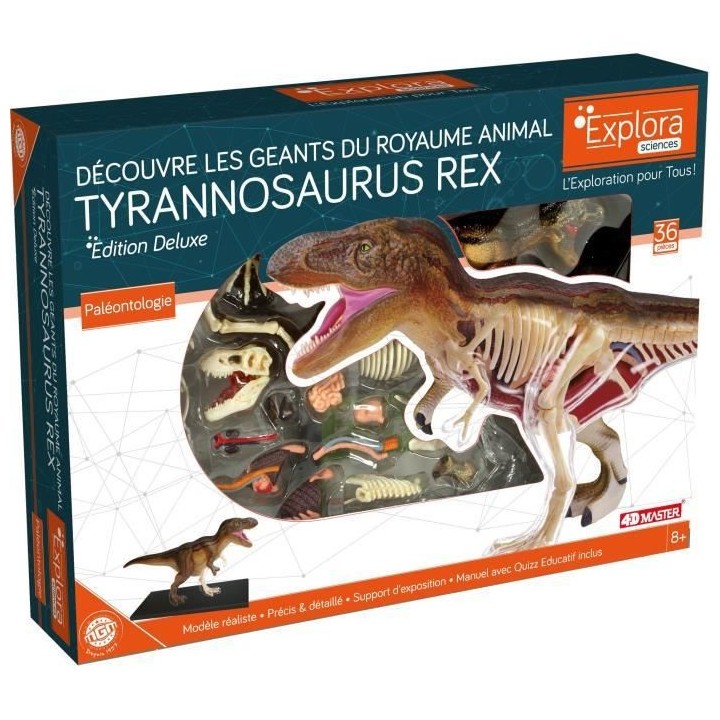 Jeu scientifique Paléontologie T-REX dinosaure - Edition deluxe - MGM