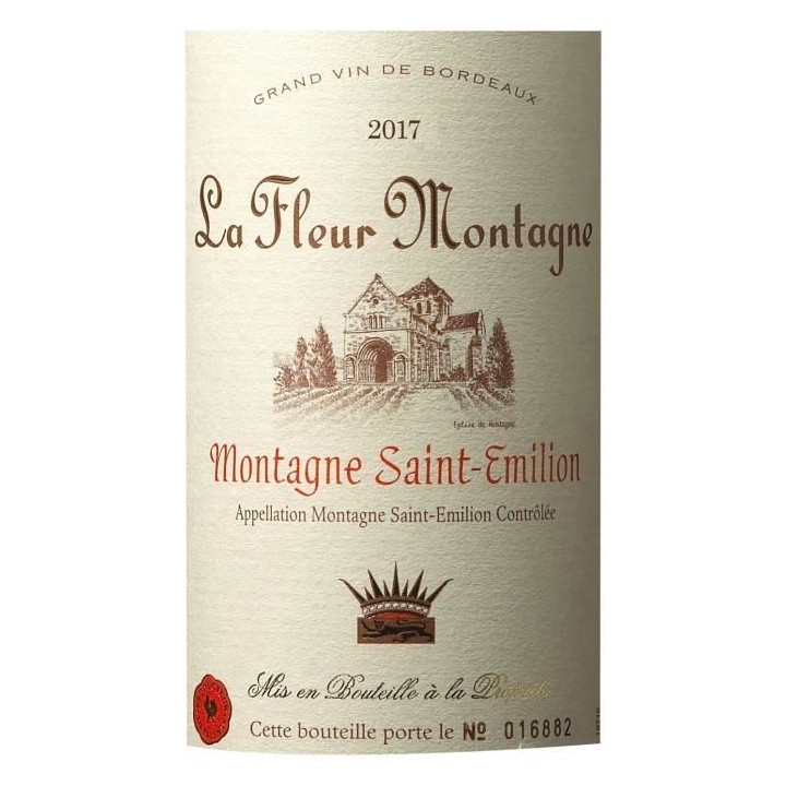 La Fleur Montagne 2017/2019 Montagne Saint-Emilion - Vin rouge de Bord