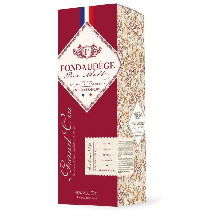 Fondaudege - Vieillissement Grand cru Bordelais - Whisky - 40,0% Vol.