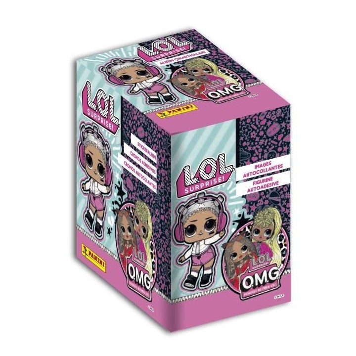LOL Surprises 4 OMG STICKERS - Boite de 50 pochettes - PANINI Carte a