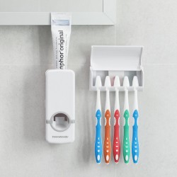 Distributeur de Dentifrice avec Porte Brosse à Dents Diseeth InnovaGoods