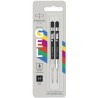 Recharge pour stylo Parker Jotter 2 Pièces Noir (12 Unités)