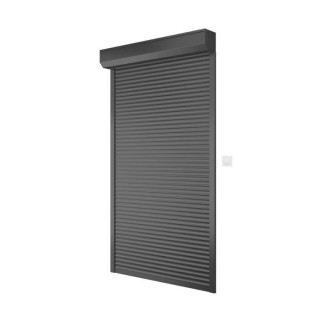 Volet roulant H220 x L120 cm en Aluminium recoupable en largeur et hau