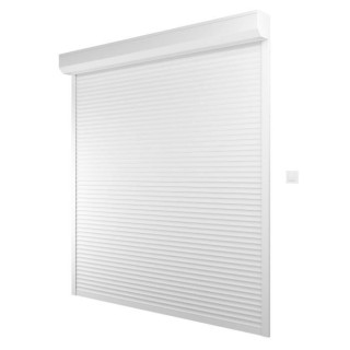Volet roulant H220 x L240 cm en Aluminium recoupable en largeur et hau